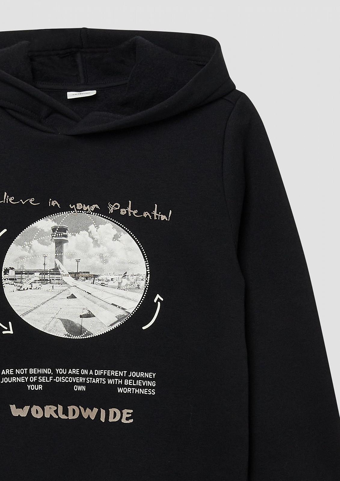 Худи s.Oliver Мягкое с принтом спереди, фото №4