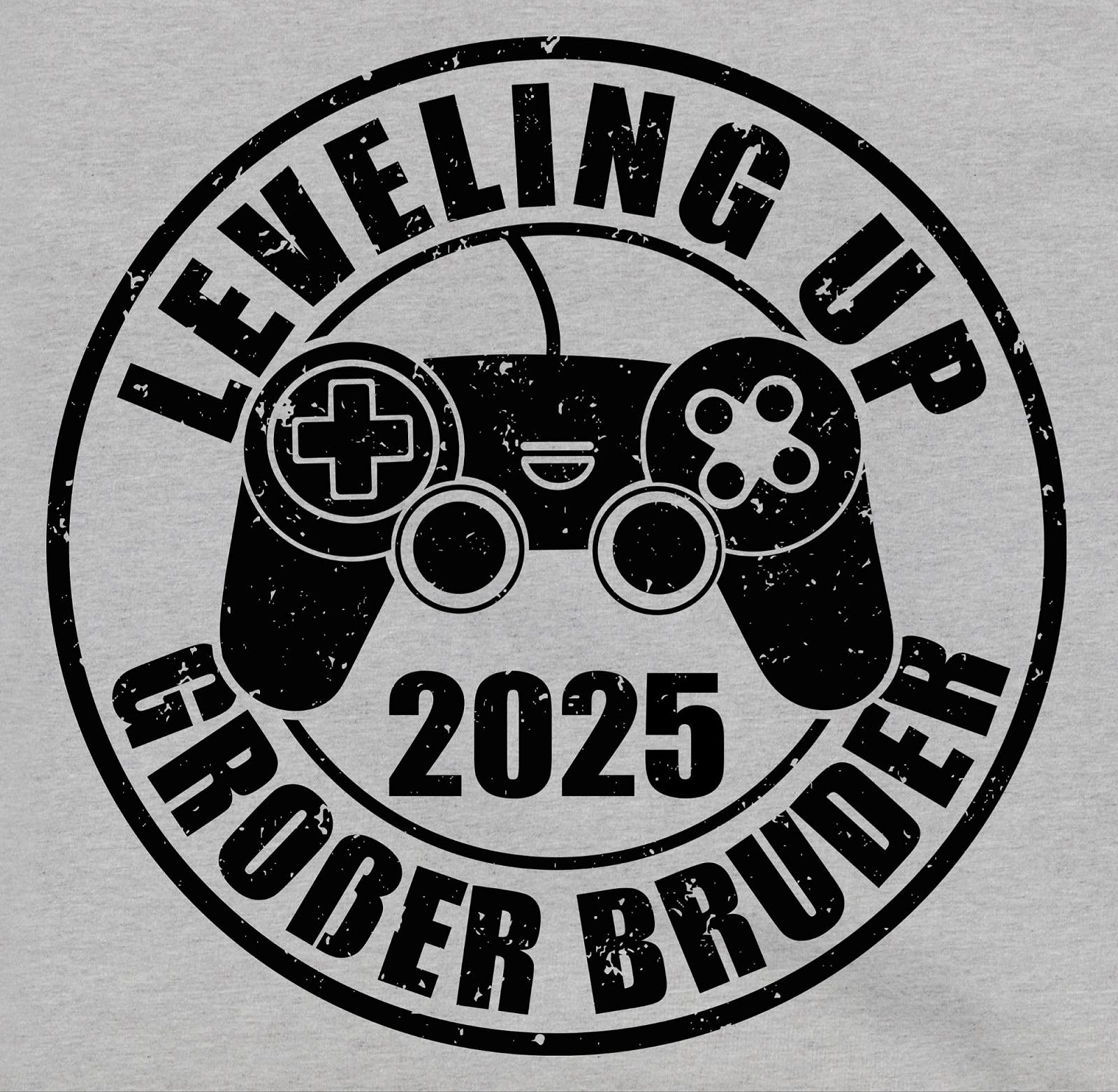 Худі Shirtracer для дітей хлопчиків і дівчаток Leveling Up Big Brother, фото №2