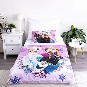 Дитяча Постільна Білизна Disney Frozen Анна Ельза Подушка Ковдра 100 x 135 см synthetic.ua - Фото 1
