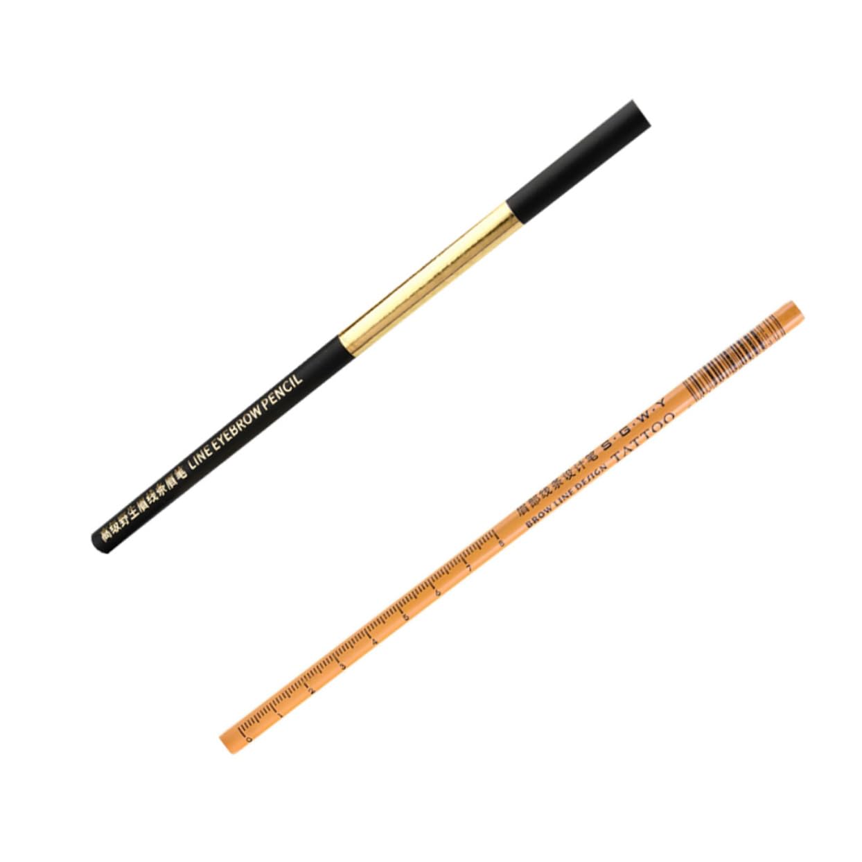 Косметичний олівець для брів HONMEET Eyebrow Pencil Pens Brown Lady Wooden, фото №1