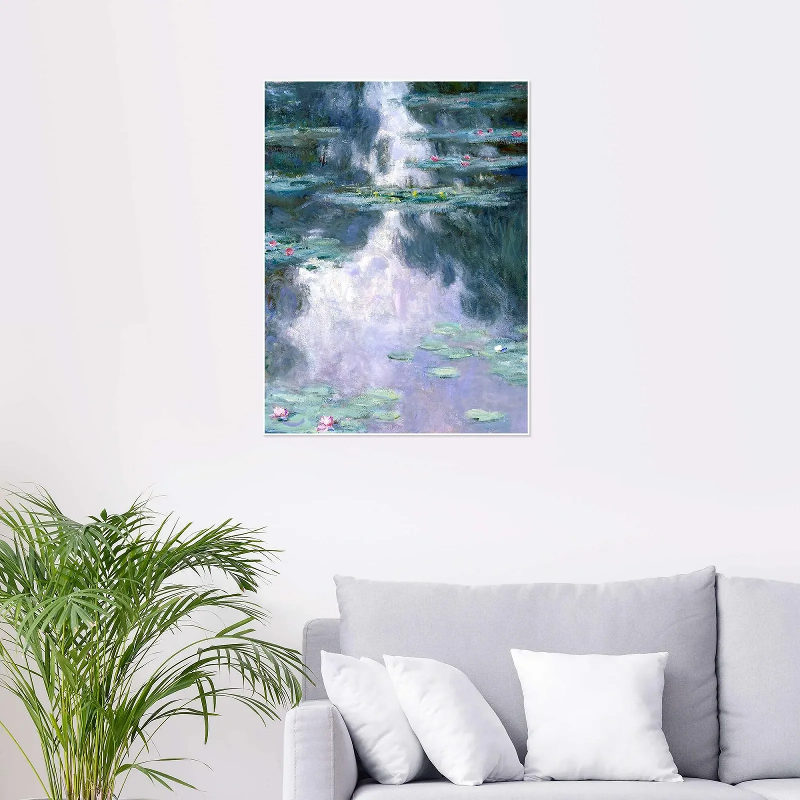 Постер Claude Monet Water Lilies 1907 50 x 70 см, фото №4