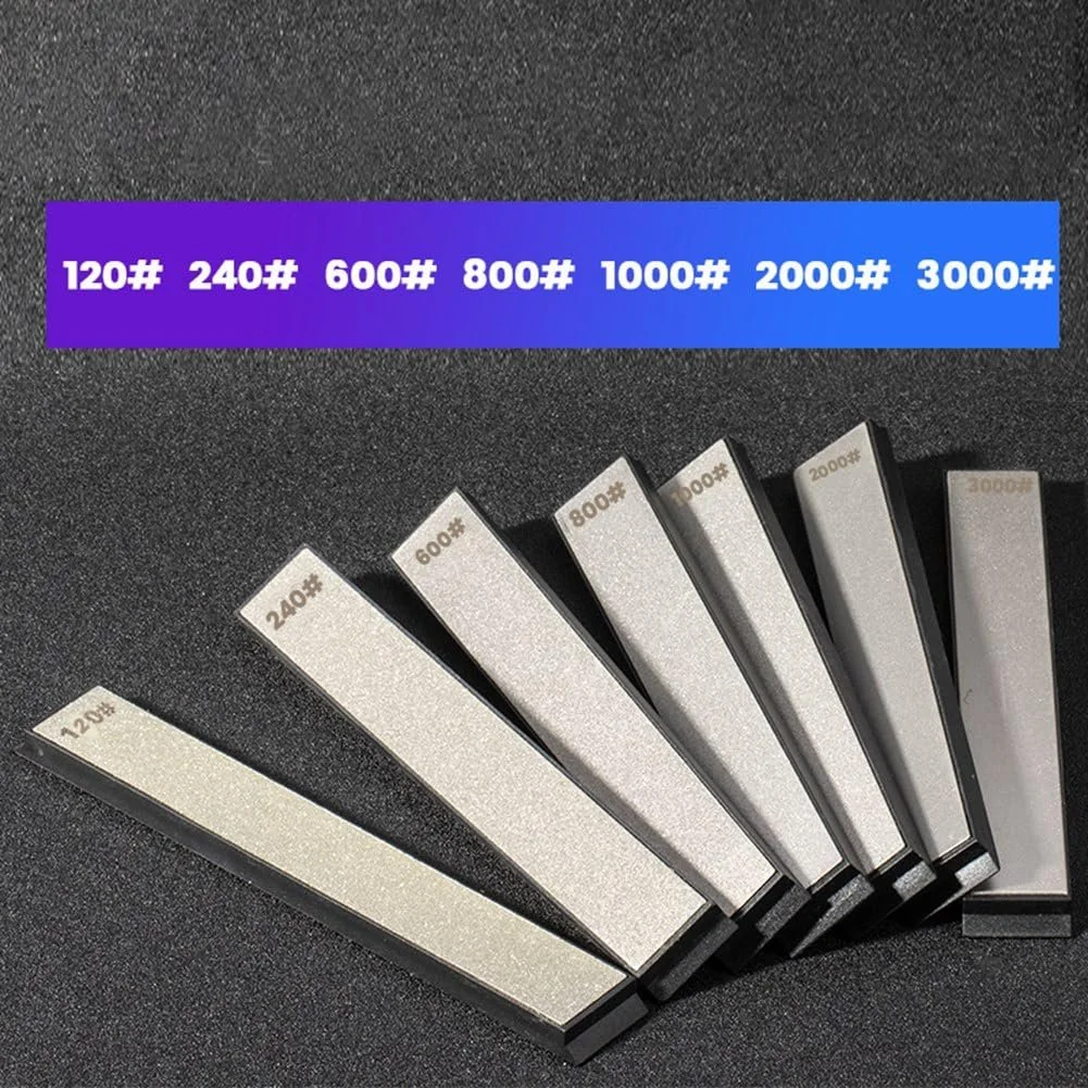 Набір точильних каменів алмазних для точилки RX008 120-3000 грит 7 шт., фото №6