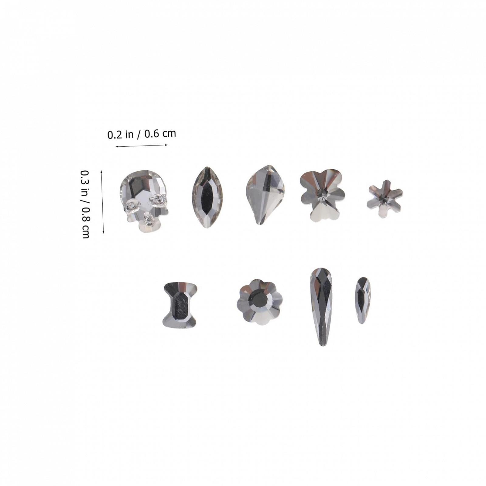 Прикраса для нігтів Череп, 70 шт., фото №2 Прикраса для нігтів Череп, 70 шт., фото №2