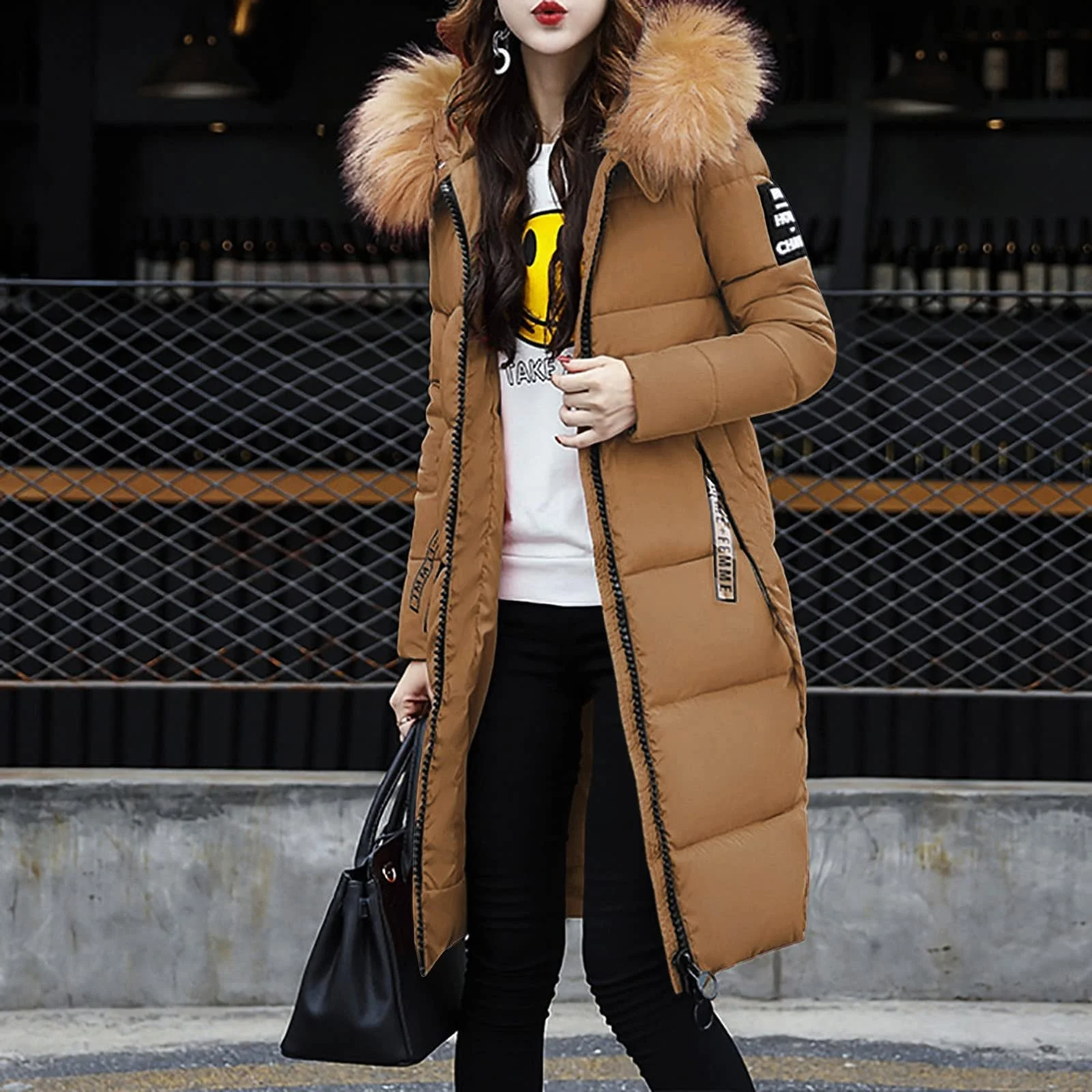 Женское зимнее шерстяное пальто SRZYMJ, фото №5 Женское зимнее шерстяное пальто SRZYMJ, фото №5