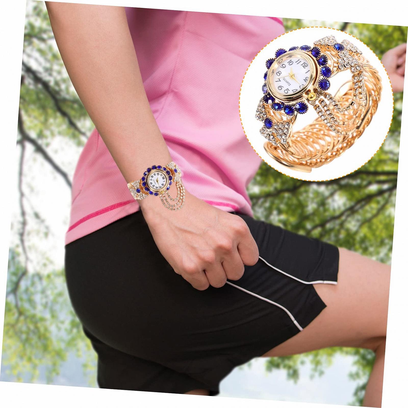 Годинник LIFKOME жіночий з блискучим браслетом, синій, фото №8 Годинник LIFKOME жіночий з блискучим браслетом, синій, фото №8