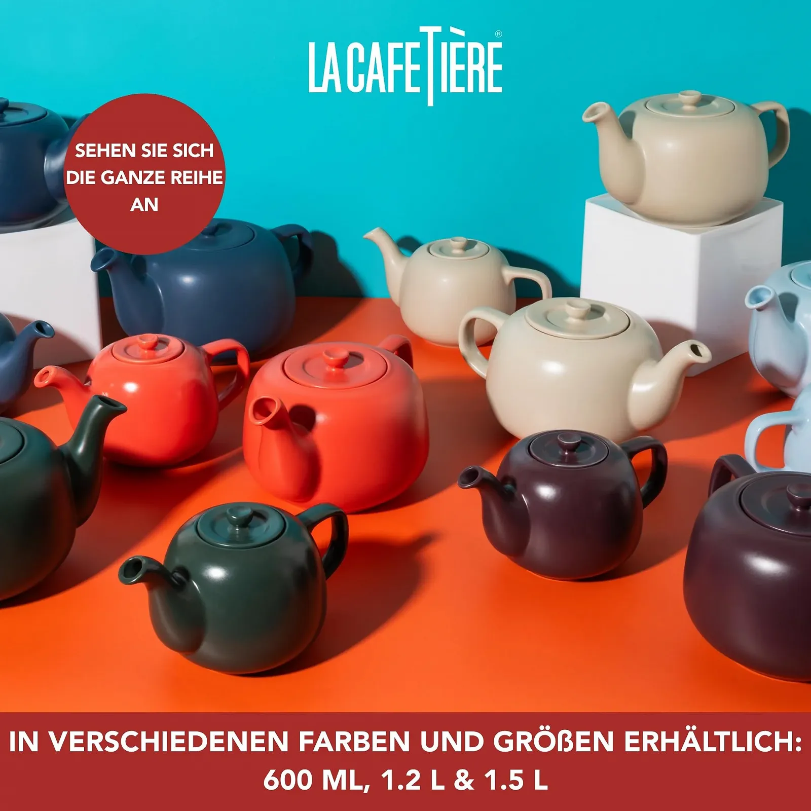 Чайник-заварник La Cafetière Classic Красный 1,2 литра, фото №6