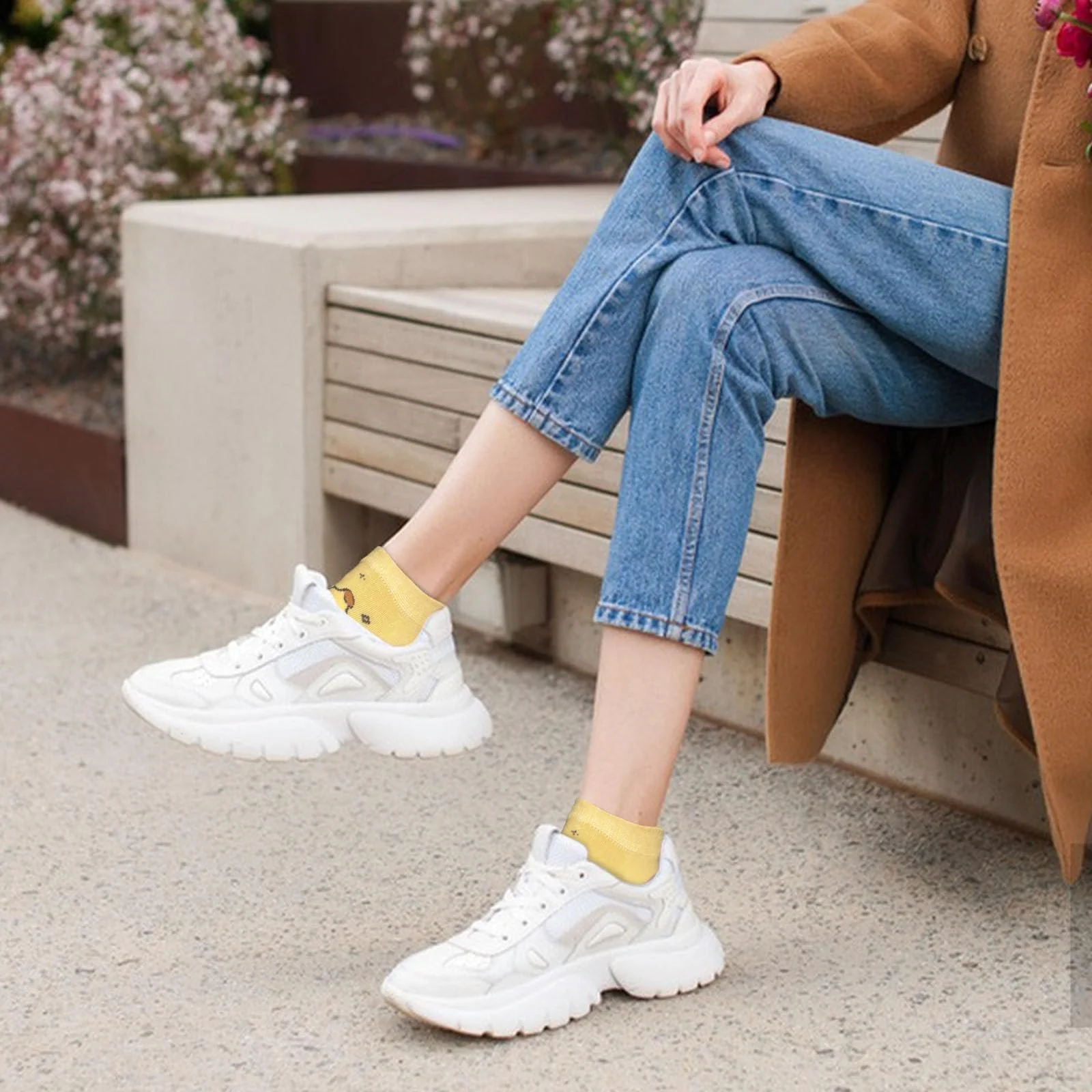 Носки с рисунком Capybara Sachen, 5 пар, разноцветные, хлопковые, с изображением животных, милые, для женщин, мам, подростков, девочек, бабушек, подруг, для нее, One size fits all, фото №6