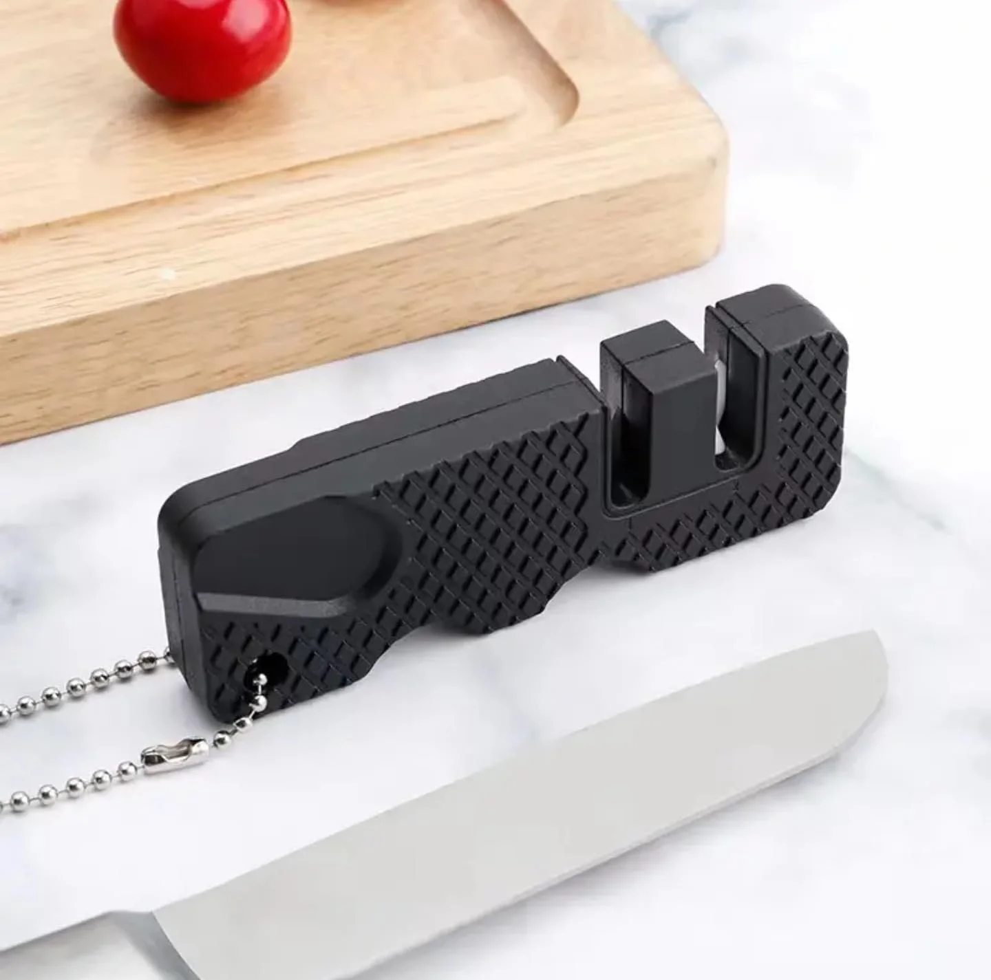 Точилка для ножів ручна портативна керамічна 2 шт., фото №5 Точилка для ножів ручна портативна керамічна 2 шт., фото №5