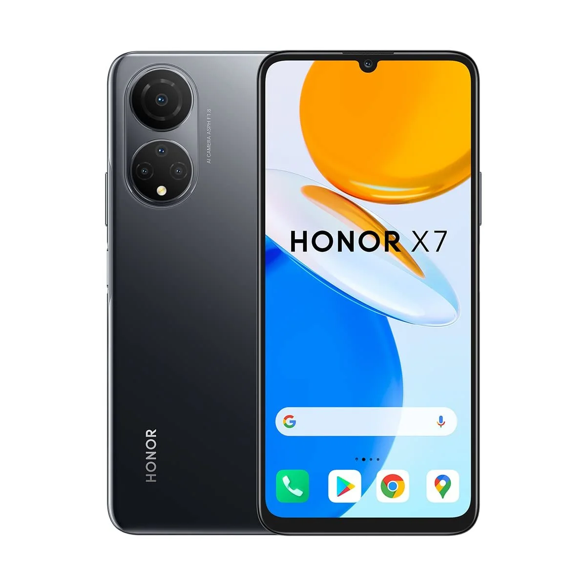 Смартфон HONOR X7 4GB RAM + 128GB 6.74" 90Гц 48Мп 5000мАг Black, фото №1