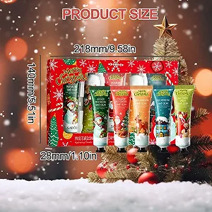 Набір кремів для рук Різдвяний набір міні-кремів для рук, 5 штук synthetic.ua - Фото 1