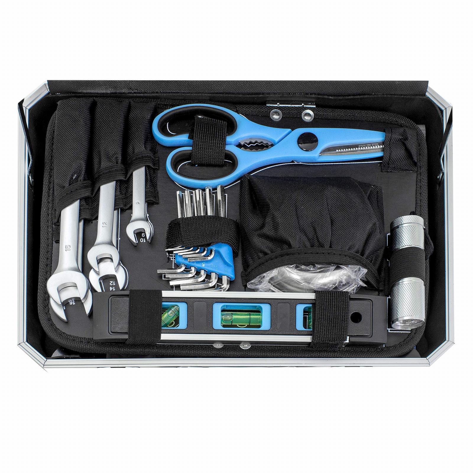 Ящик для инструментов Karcher 114 шт. Хромованадиевая и углеродистая сталь, фото №6