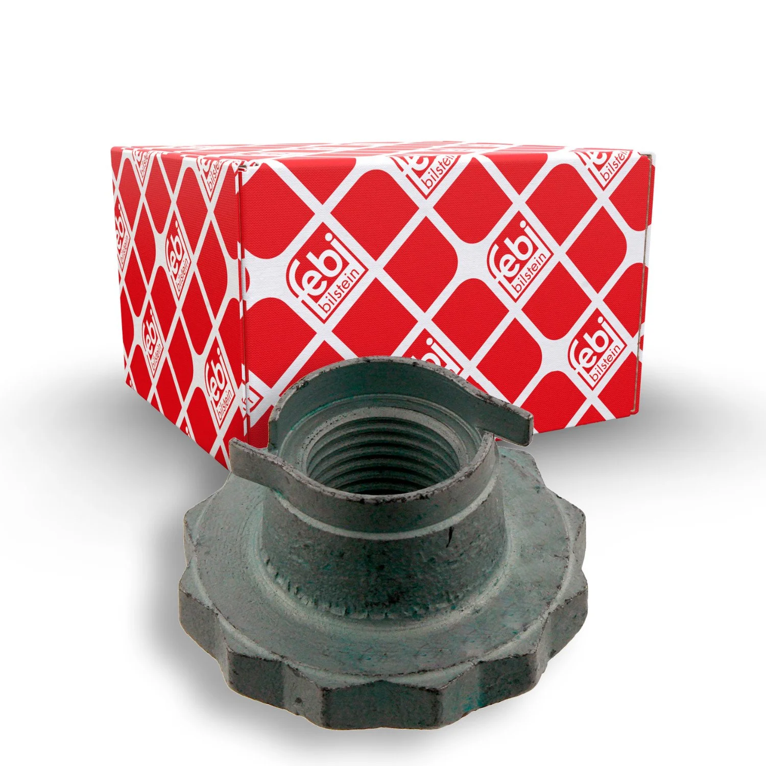 Гайка цапфы FEBI BILSTEIN 30028 для AUDI SEAT SKODA VW, передний мост слева, фото №1