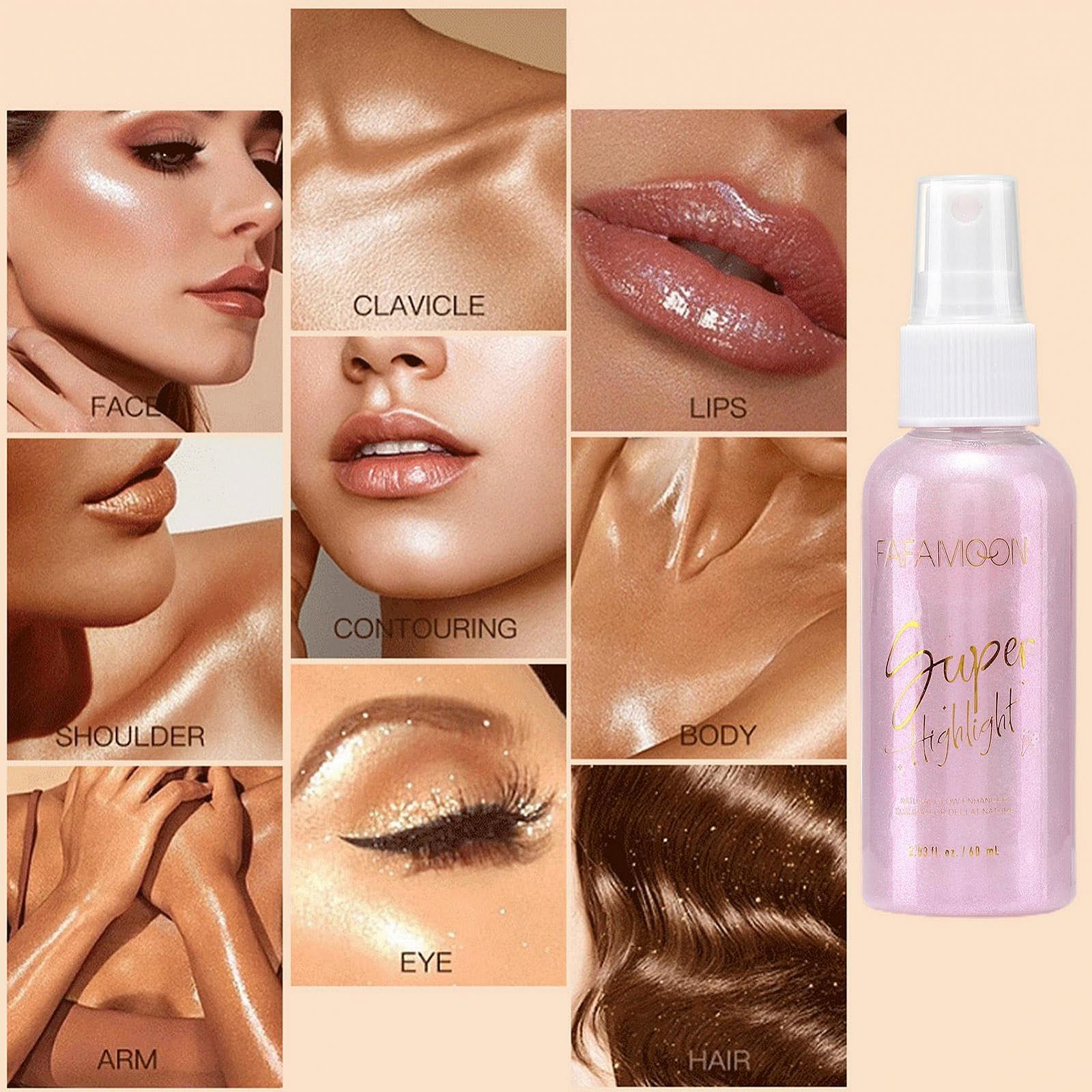 Спрей-блеск Anloximt для лица и тела высокий глянец, фото №3