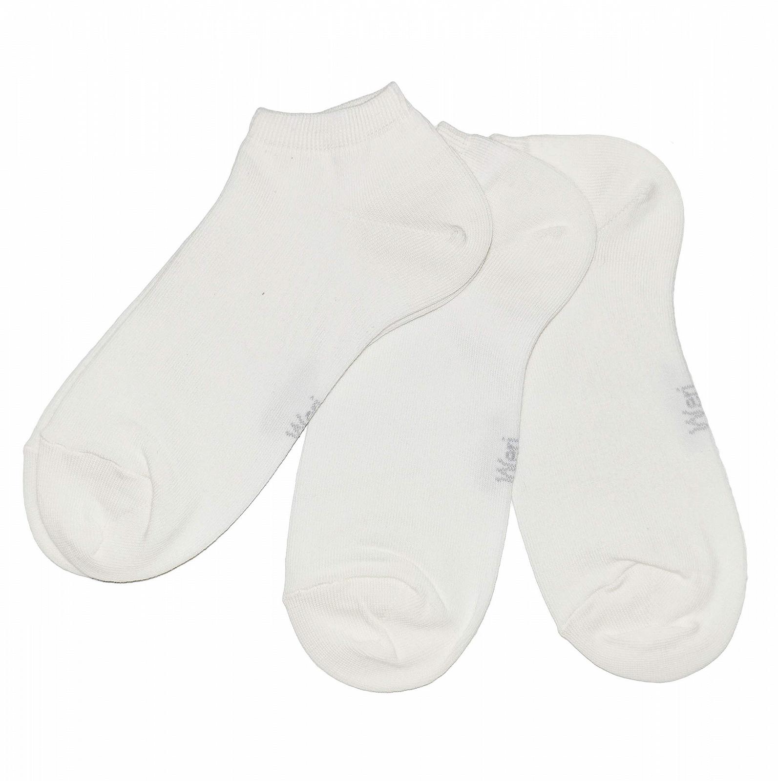 Женские спортивные носки Weri Spezials для спорта и отдыха, хлопок, 3 пары, однотонные, фото №1