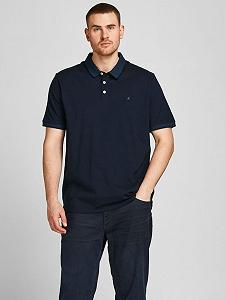 Поло JJEPAULOS POLO SS NOOS PS 12143859-Dark -Detail:PS Jack&Jones Темно-синій 2XL - Фото 1
