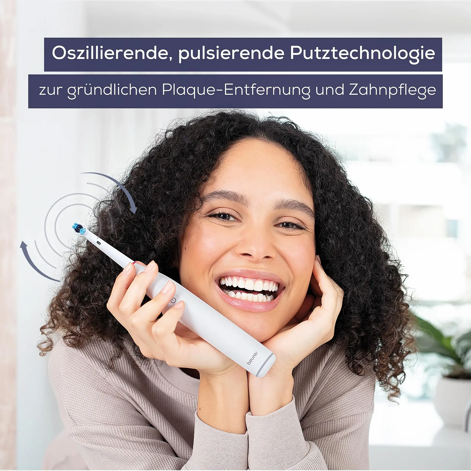 Электрическая зубная щетка Beurer TB 30 с осциллирующе-пульсирующей технологией, фото №2