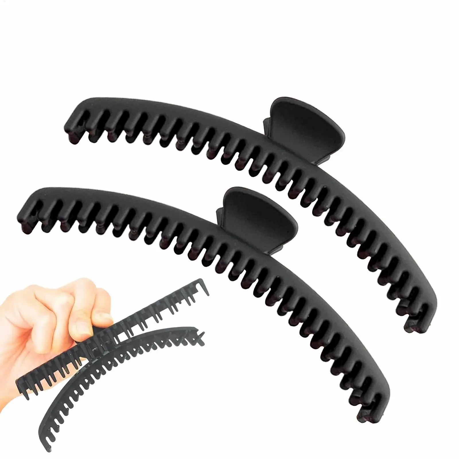 Заколки для волос Банан Тонкие шпильки для волос Сильный захват Модный дизайн Компактные держатели для волос, фото №1 Заколки для волос Банан Тонкие шпильки для волос Сильный захват Модный дизайн Компактные держатели для волос, фото №1