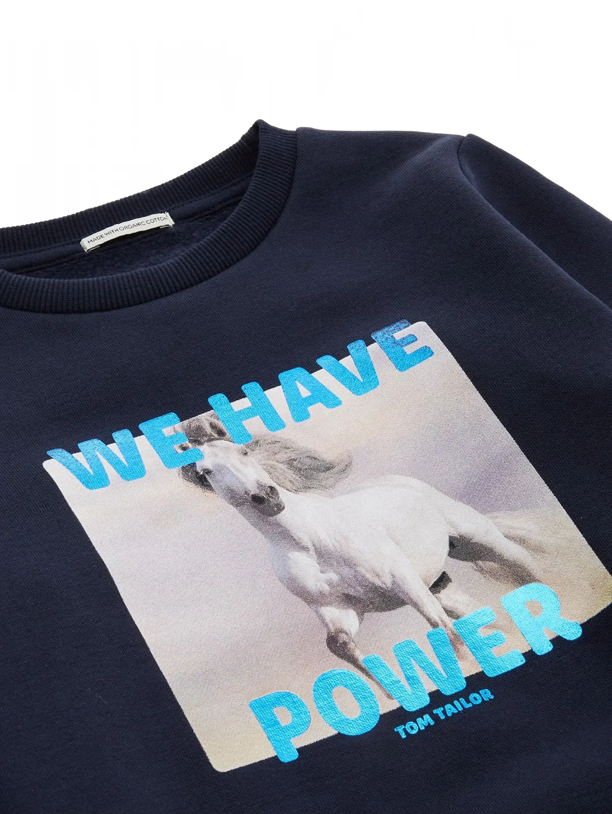 Толстовка TOM TAILOR для девочек с принтом лошади, фото №3