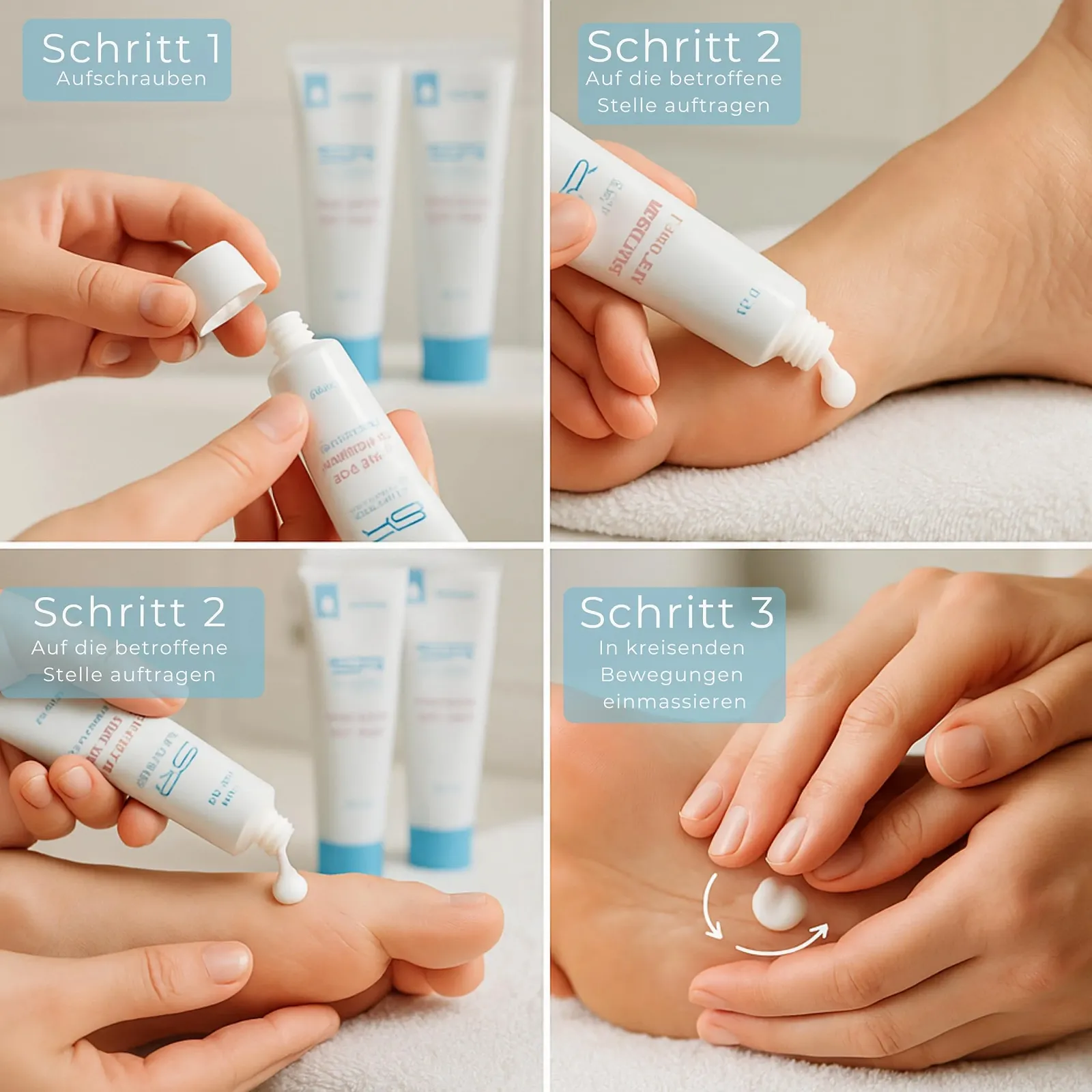 Крем для ног Sabrina Rudnik 3 x 45 мл с мочевиной + блокнот varivendo, фото №4