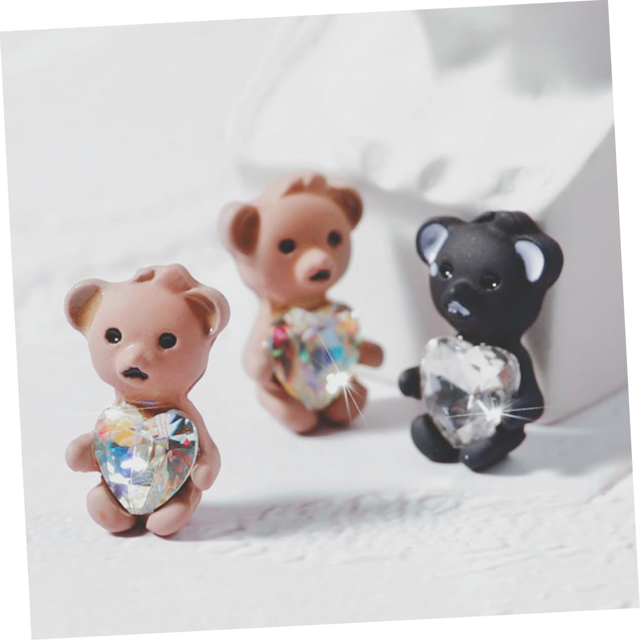 Украшение для ногтей Медведь MERRYHAPY 3D Стразы 5 шт, фото №4