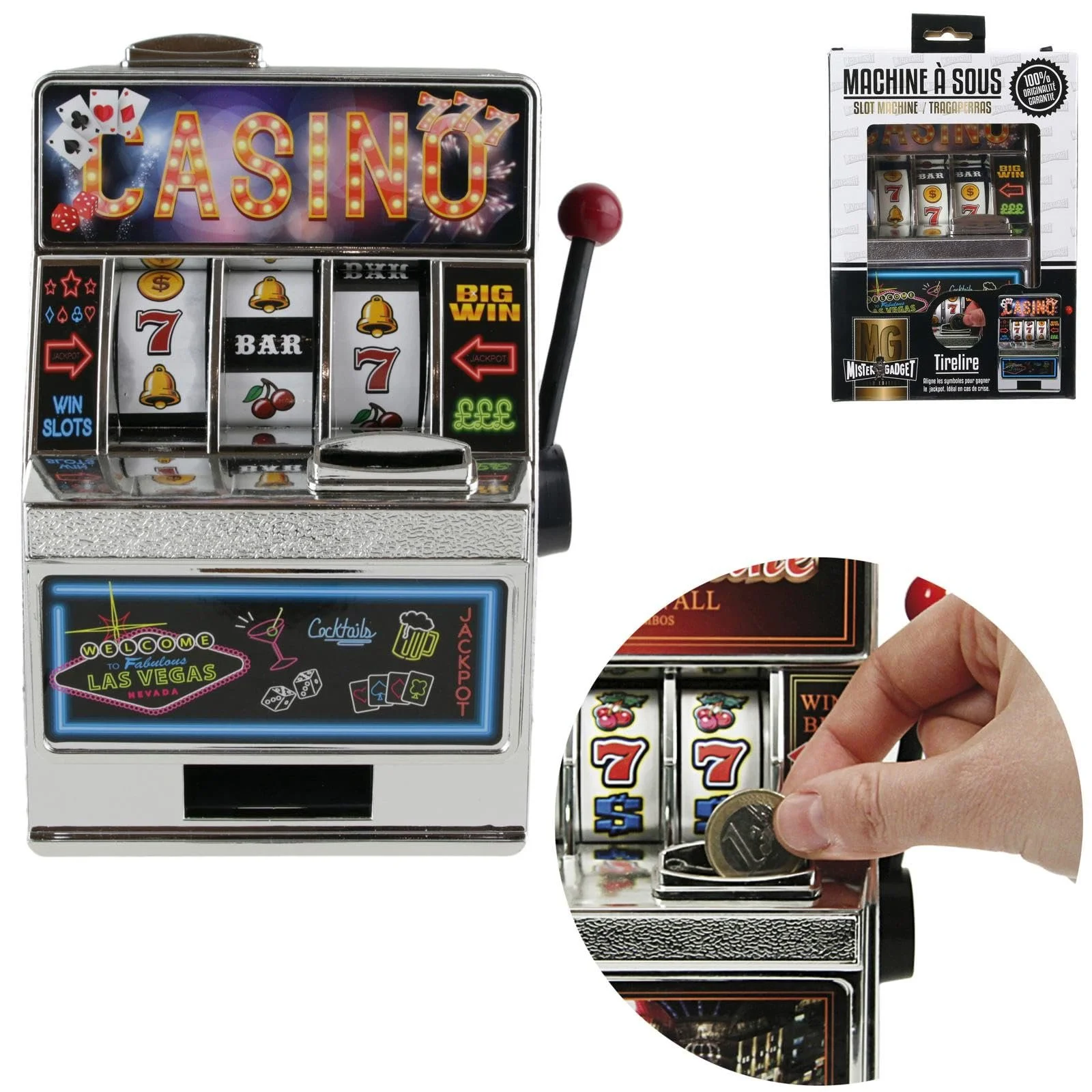 Скарбничка Mister Gadget mg2000 Ігровий автомат пластикова, фото №3