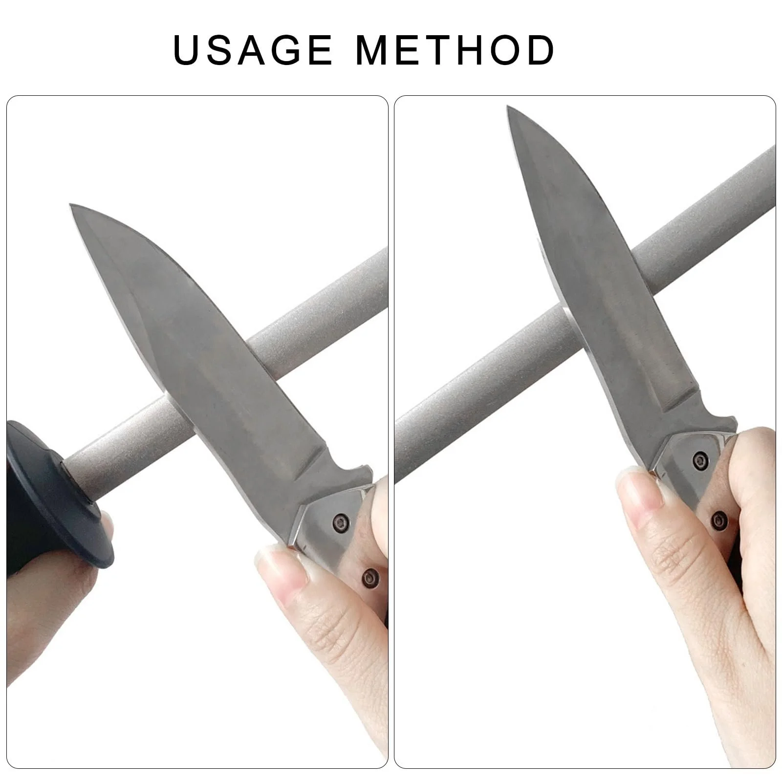 Мусат алмазний професійний для заточування кухонних ножів, фото №4