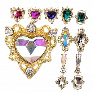 Украшения для ногтей Healeved, 3D, 1 набор, россыпь блестящих страз для маникюра - Фото 1