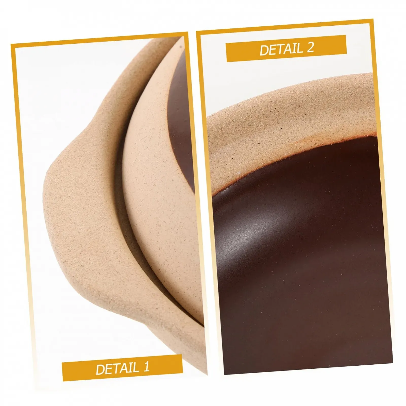 Кастрюля VALICLUD керамическая термостойкая с нескользящей ручкой, фото №6