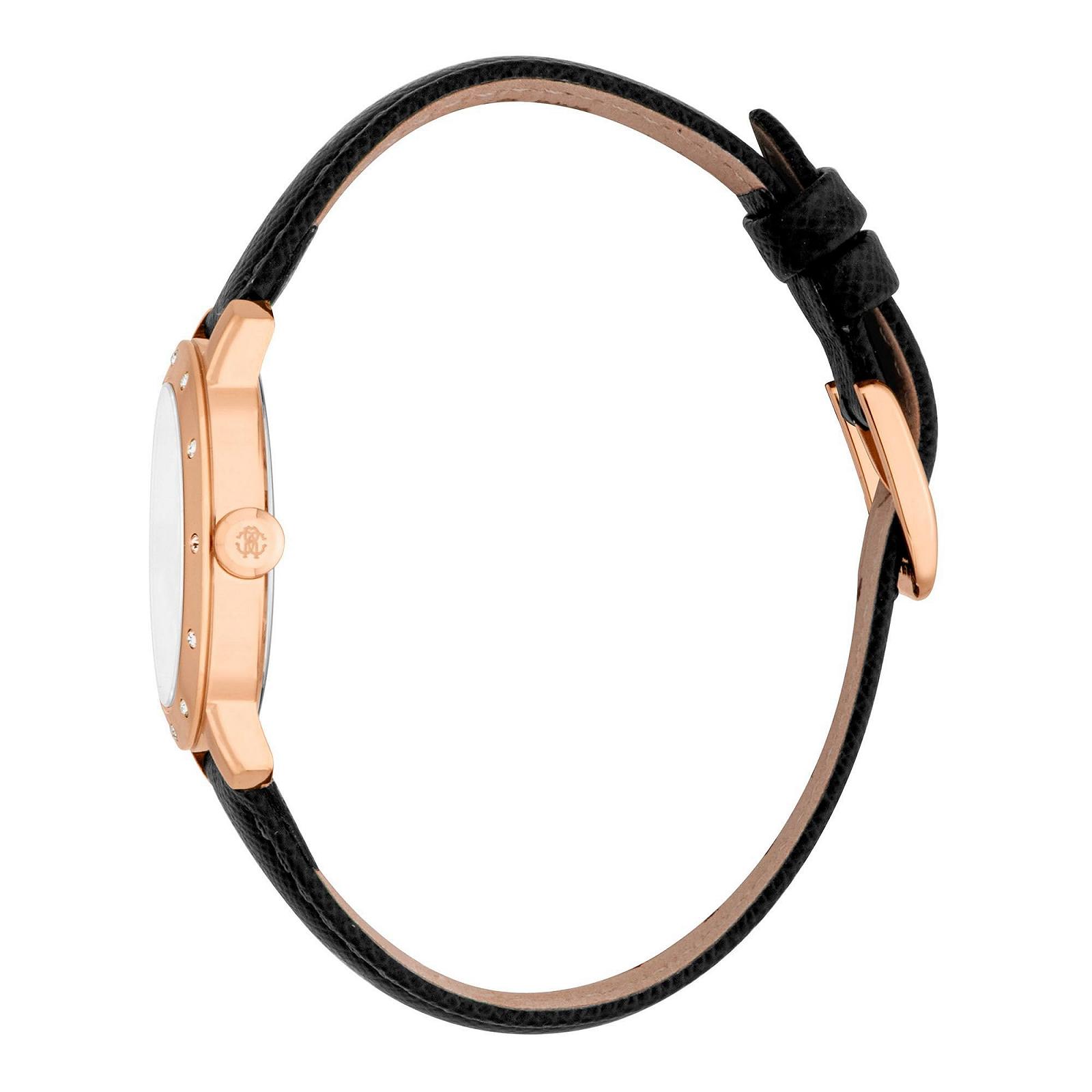 Женские аналоговые кварцевые часы Roberto Cavalli RC5L125L0035 с кожаным ремешком, фото №2