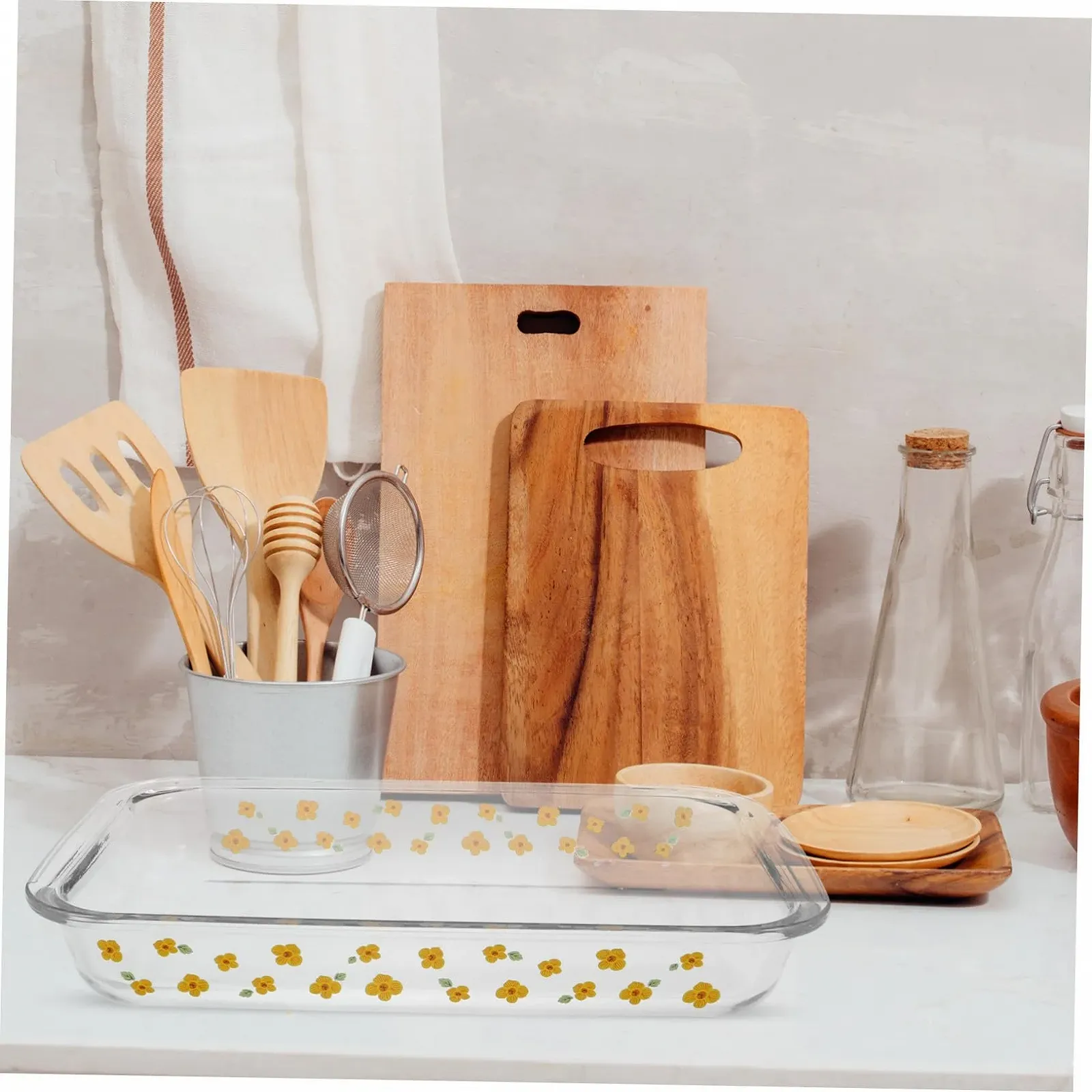 Противень стеклянный TOPBATHY прямоугольный, прозрачный, термостойкий, фото №7 Противень стеклянный TOPBATHY прямоугольный, прозрачный, термостойкий, фото №7