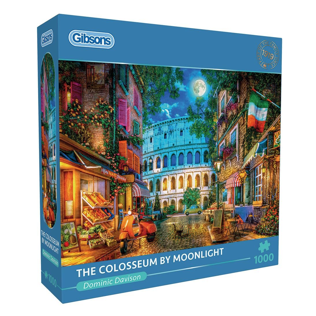 Пазл Gibsons Games The Colosseum by Moonlight 1000 элементов 100% переработанный картон, фото №1