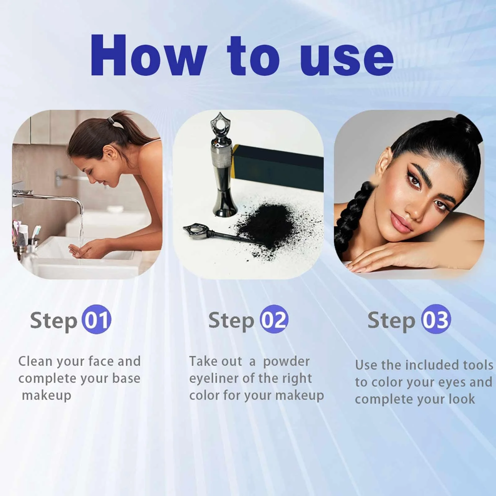 Підводка для очей Sheida Kohl Powder, фото №5