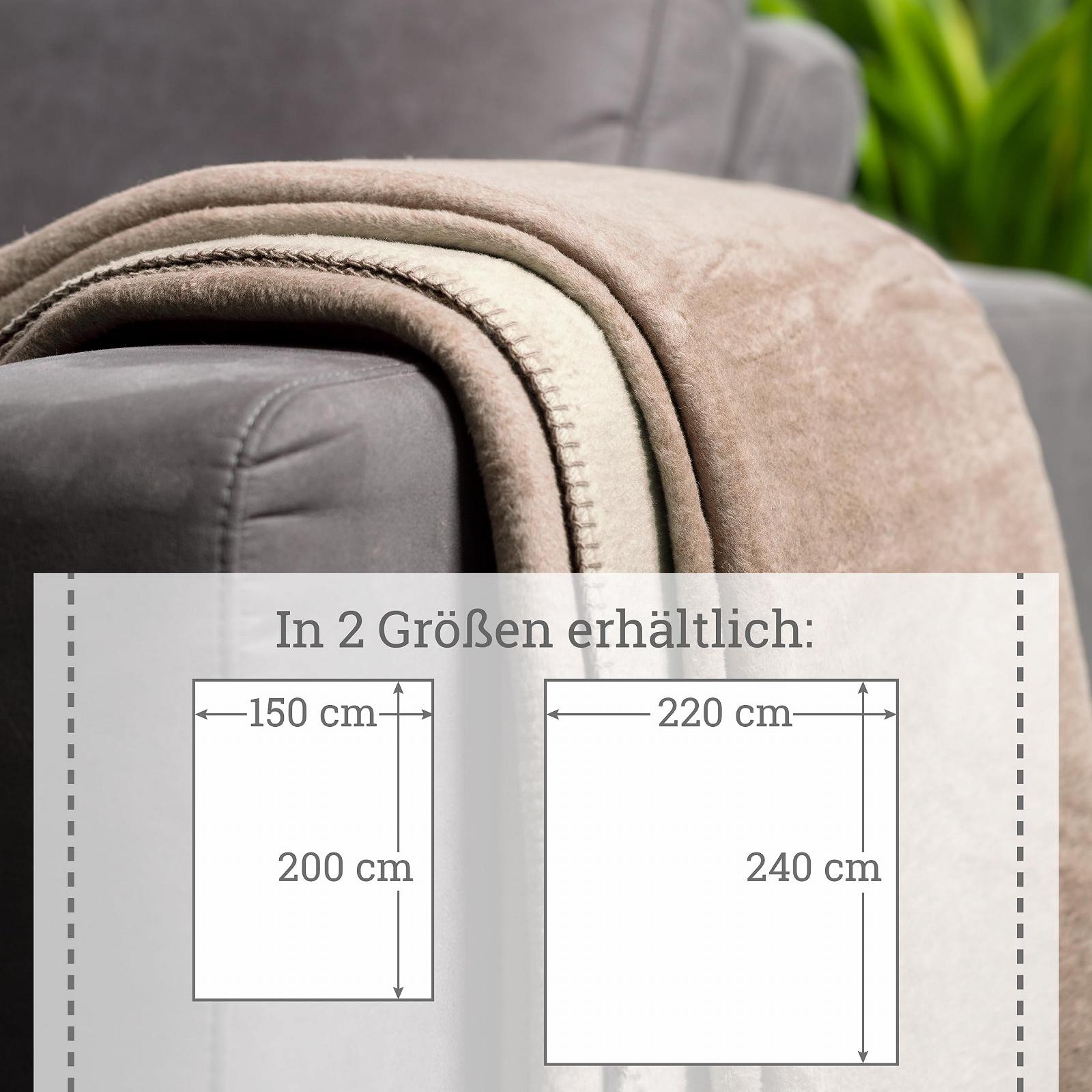 Двосторонній вовняний плед Moon Luxury, фото №4 Двосторонній вовняний плед Moon Luxury, фото №4