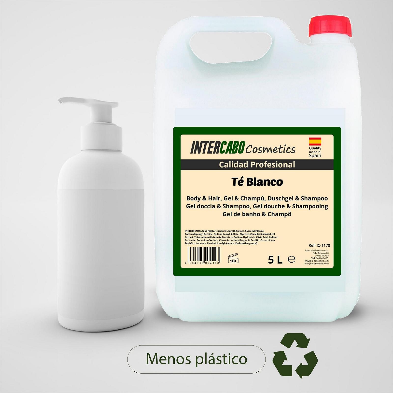 Гель для душу та шампунь 2-in-1 Cosmétics White Tea 5 л, фото №5