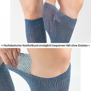 Женские и мужские компрессионные гольфы Footstar (6 пар) бесшовные диабетические чулки synthetic.ua - Фото 1