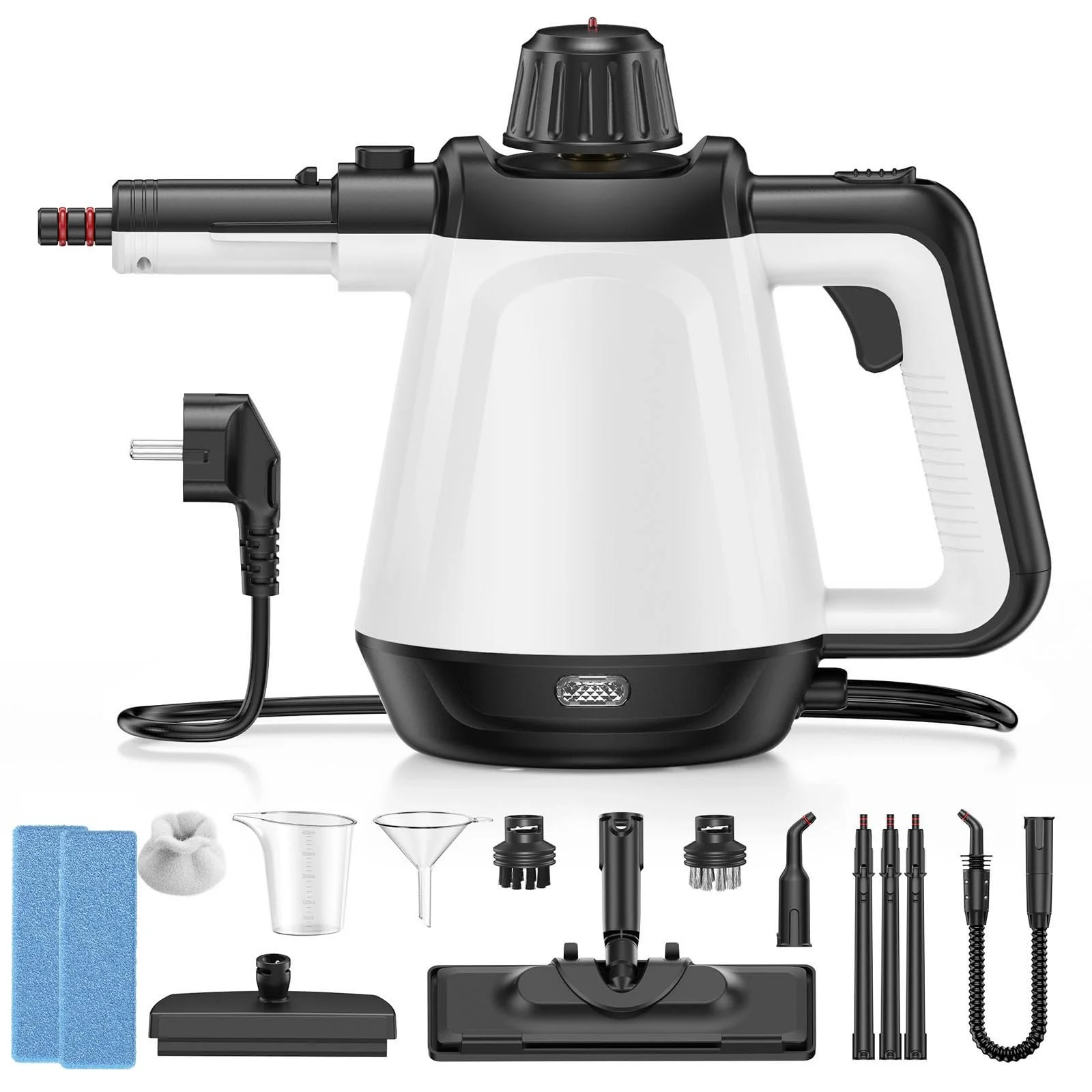 Пароочисник ручний багатофункціональний 10 аксесуарів 1050 Вт 350 мл, фото №1 Пароочисник ручний багатофункціональний 10 аксесуарів 1050 Вт 350 мл, фото №1