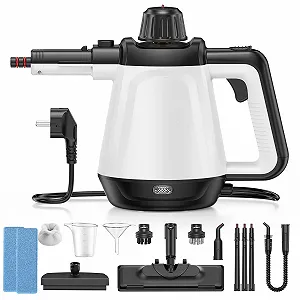 Пароочисник ручний багатофункціональний 10 аксесуарів 1050 Вт 350 мл - Фото 1