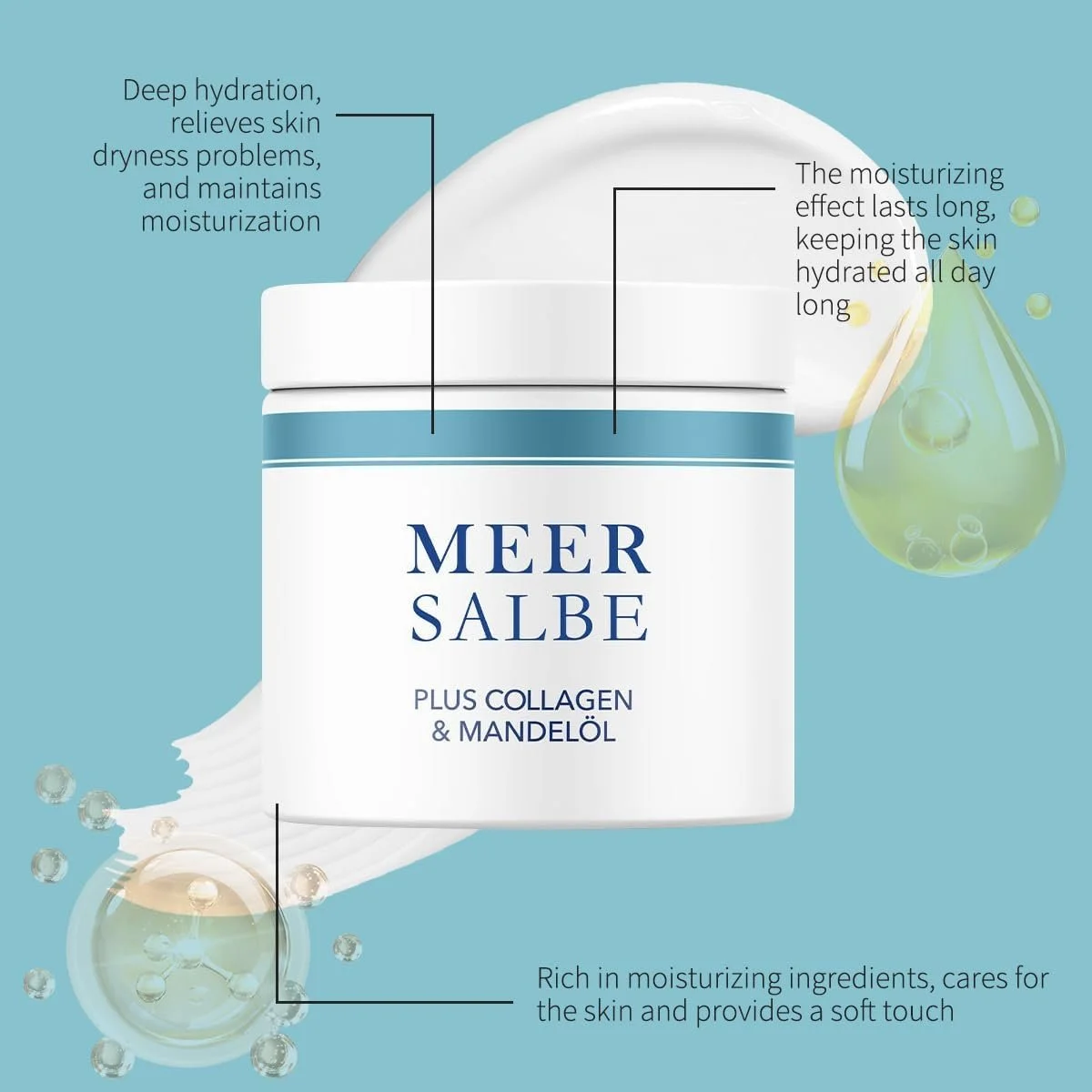 Крем для рук і нігтів Sea Ointment Plus, 100 г, фото №3