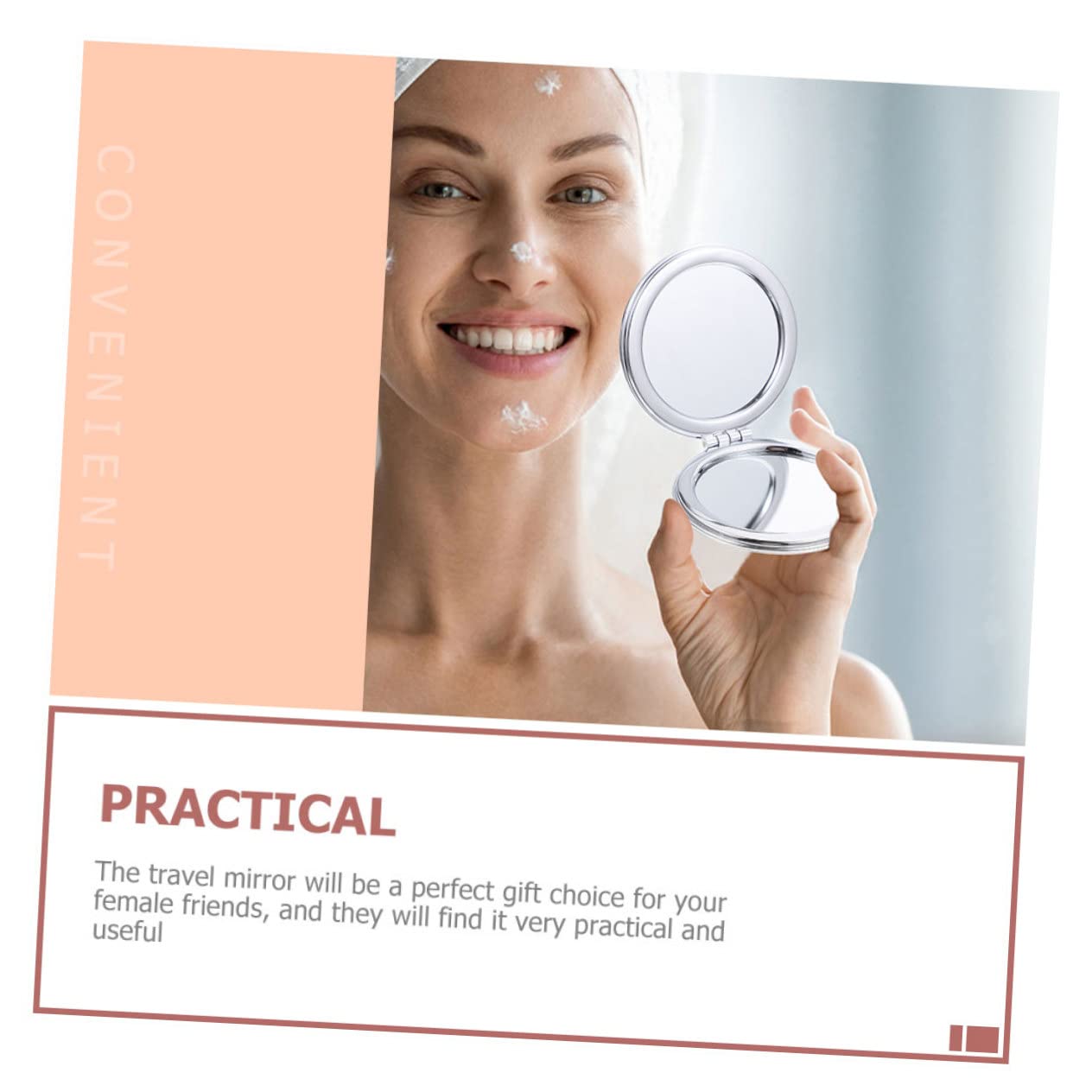 Ручное зеркало Angoily Pack of 20 Quicksand Make-Up Mirrors, фото №7 Ручное зеркало Angoily Pack of 20 Quicksand Make-Up Mirrors, фото №7