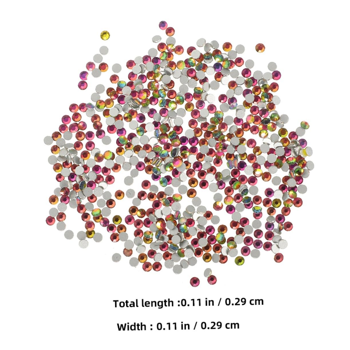 Стразы COHEALI Прозрачное стекло 2880 шт., фото №3 Стразы COHEALI Прозрачное стекло 2880 шт., фото №3
