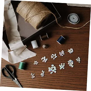 Пришивные стразы с двумя отверстиями 120 шт. synthetic.ua - Фото 1