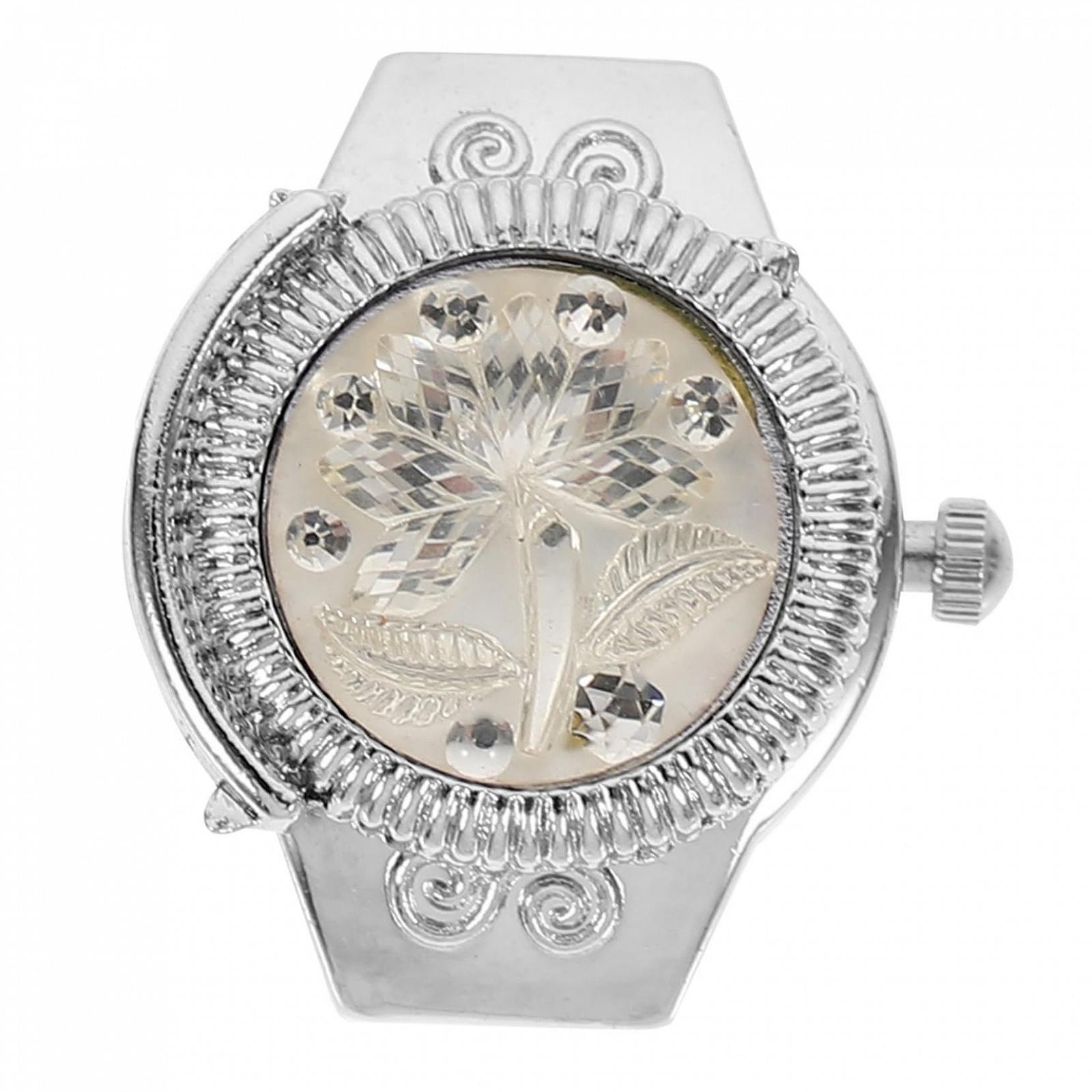 Кольцо-часы LIFKOME Женские кольца-часы Золотой Красный, фото №1