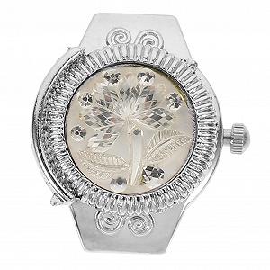 Кольцо-часы LIFKOME Женские кольца-часы Золотой Красный - Фото 1