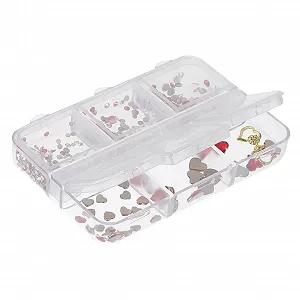 Украшения для ногтей Сердце из сплава, хрустальные бриллианты, 3D стразы (1 коробка) - Фото 1