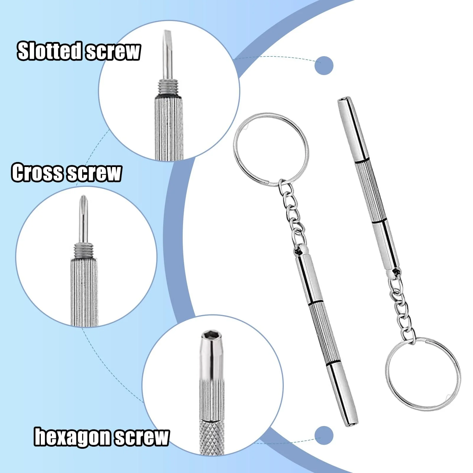 Набір RTRTGS 3 в 1 Mini Glasses з 6 викруток, фото №5