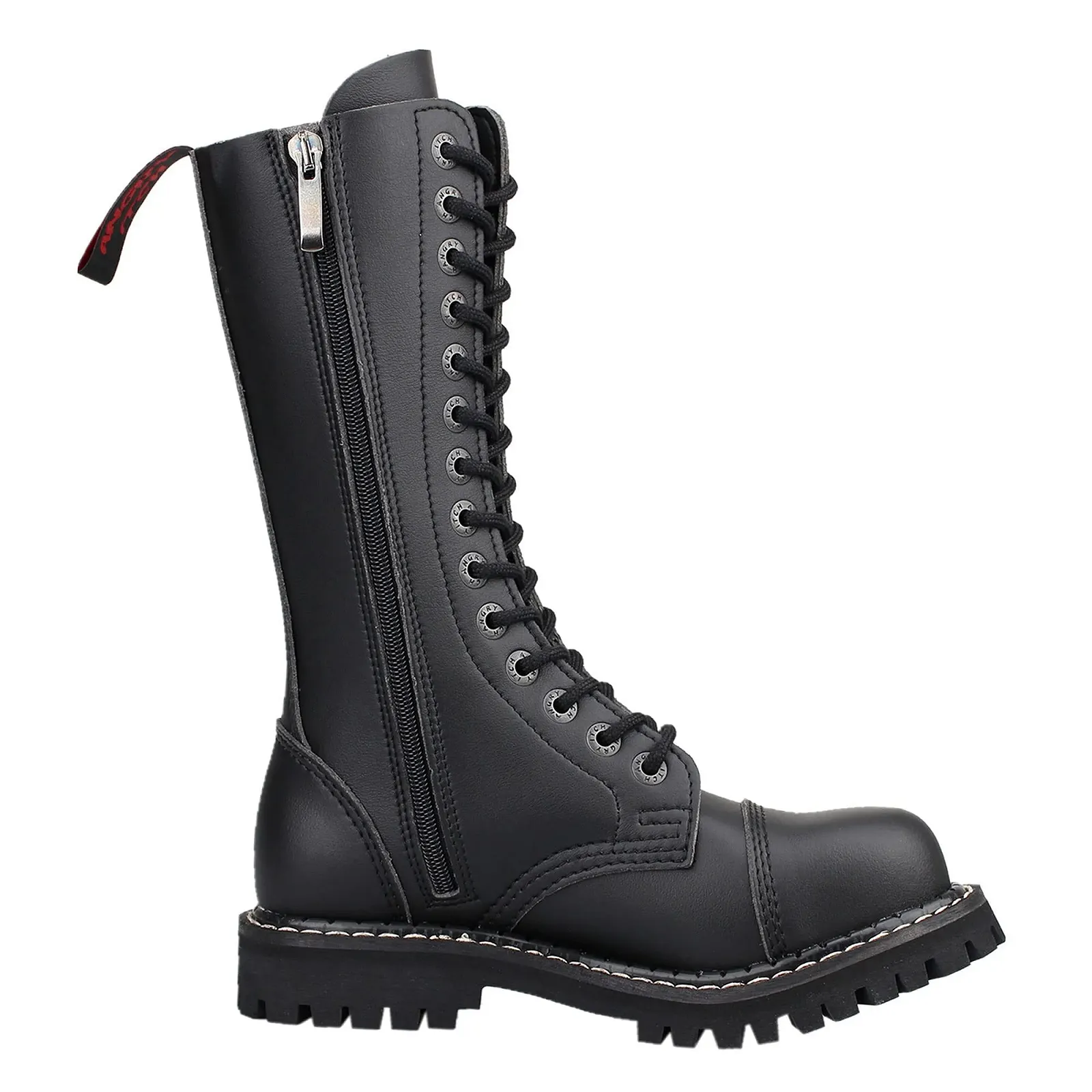 Чоботи ANGRY ITCH 14-Hole Vegan PU Black, фото №3 Чоботи ANGRY ITCH 14-Hole Vegan PU Black, фото №3
