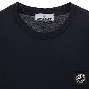 Футболка Stone Island Logo Patch Синий S synthetic.ua - Фото 1