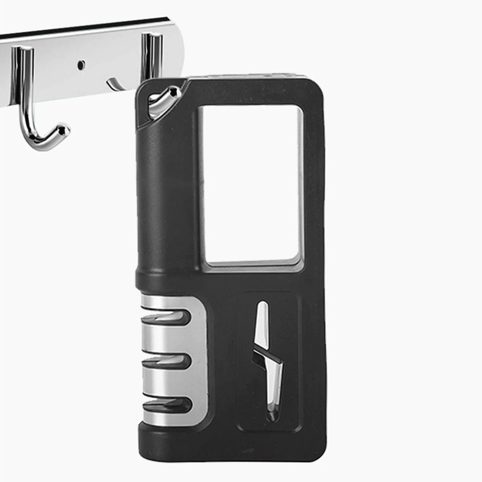 Механічне точилка для ножів 3-рівневе ABS нержавіюча сталь професійне, фото №6