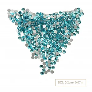 Стразы для ногтей EXCEART, плоские стеклянные бриллианты для профессионального и частного использования synthetic.ua - Фото 1