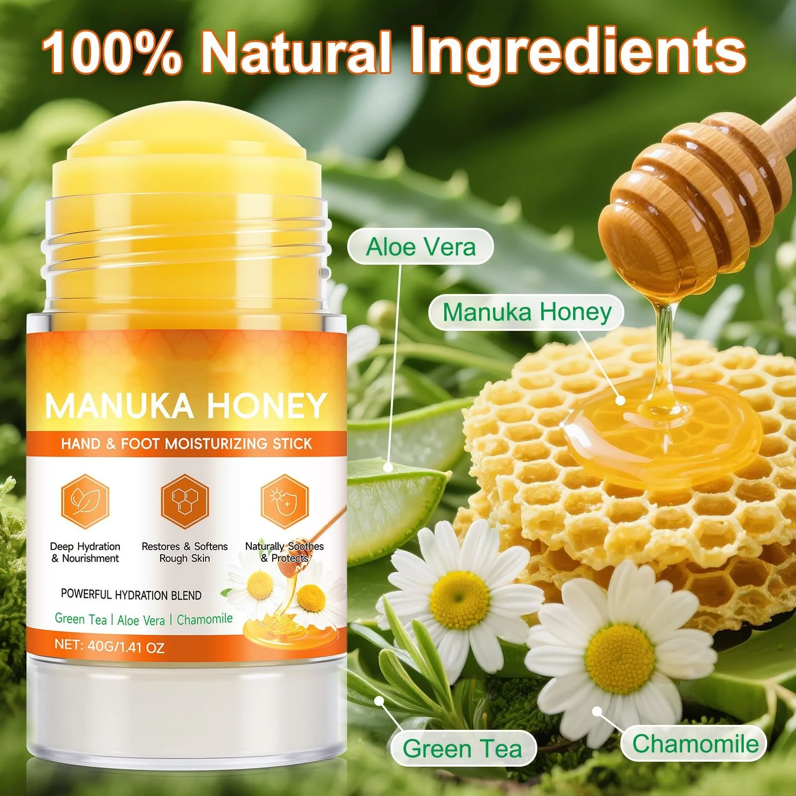 Крем для удаления мозолей Manuka Honey для сухой кожи стоп и кутикулы, фото №2